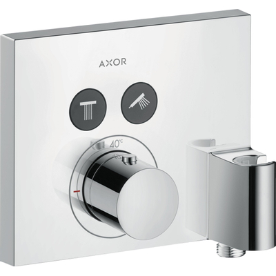 AXOR Showerselect mitigeur thermostatique encastré avec robinets d''arrêt pour 2 fonctions chrome