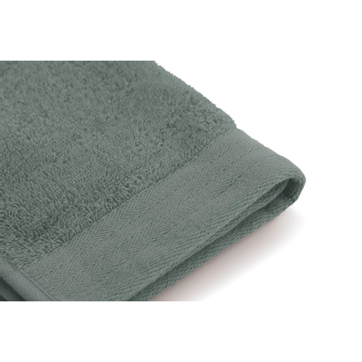 Walra Soft Cotton Lot de serviettes invité de 2 30x50cm 550 g/m2 Vert armée