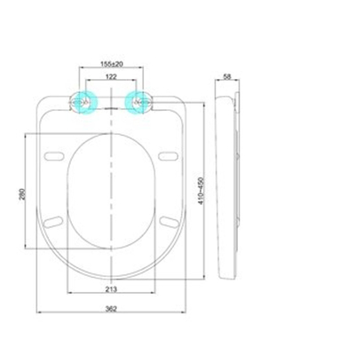 Plieger Plus et Compact abattant de WC avec déclipsage rapide blanc