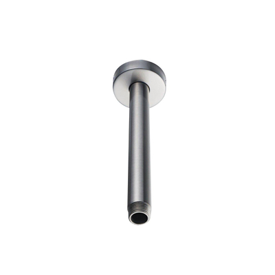 Fortifura Calvi Inbouw Regendoucheset - thermostatisch - plafondarm - 25cm - hoofddouche - ronde handdouche - metalen doucheslang - PVD - geborsteld RVS