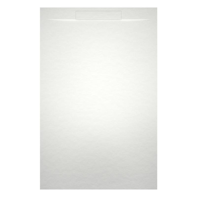 Riho Isola douchebak - 100x100x3cm - vierkant - composietmarmer - mat wit