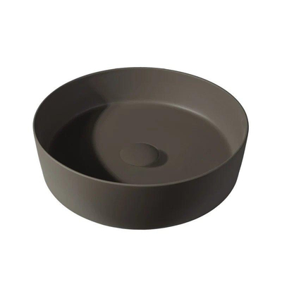 By Goof Waskom - opbouw - 39x10.8x39cm - Solid surface - Rond - Mat Moka