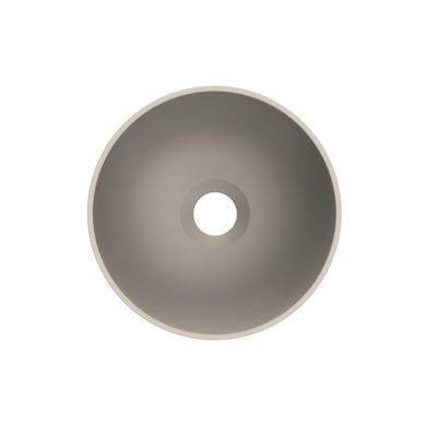 Arqua Olivia Waskom - 22x22cm - rond - opbouw - mat klei