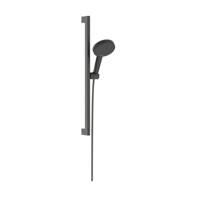 Hansgrohe Raindance alive 125 3 jets EcoSmart ensemble de douche 65cm - Chrome noir brossé (anthracite)
