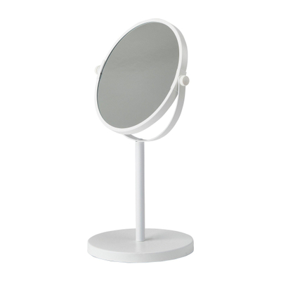 Aquanova Beau miroir grossissant – rond Ø 19,5 cm – double face, grossissement 3x – Blanc