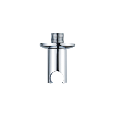 Fortifura Calvi Coude pour flexible de douche avec rosace ronde Chrome