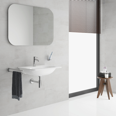 GROHE Essence New wastafelkraan - s-size - opbouw - voorsprong 11.6cm - zonder waste - chroom