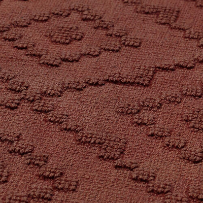 Sealskin aztec tapis de bain 60x90 cm en coton rose foncé