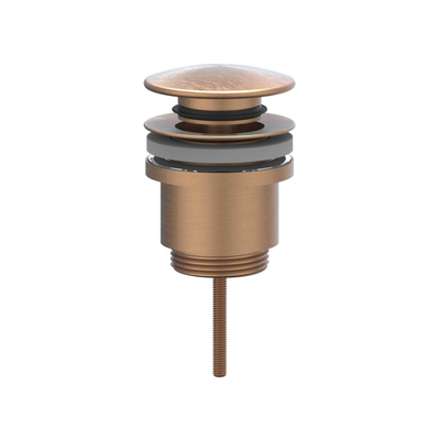 IVY Design Afvoerplug - klikwaste - Geborsteld mat koper PVD -licht beschadigd- OUTLETSTORE