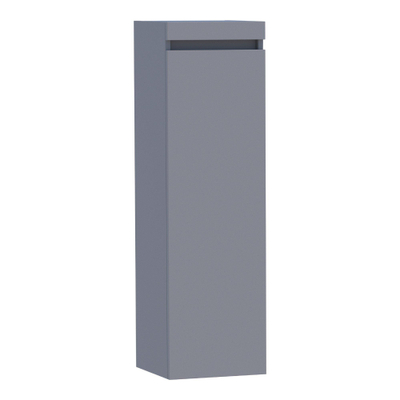BRAUER Joy armoire de salle de bains - 120x35x35cm - 1 porte - sans poignée - ouverture à gauche - gris mat
