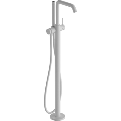Hansgrohe Tecturis Robinet de baignoire sur pied mat blanc