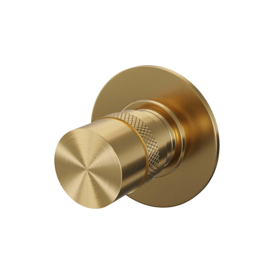 Robinet d'arrêt encastré Brauer Gold Edition - avec partie encastrable - PVD - or brossé