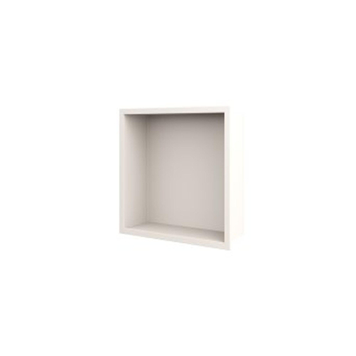 Looox Storage Collection Inbouwnis - 30x30x7cm - flens - matt off-white
