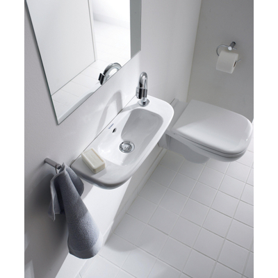 Duravit D Code lave-mains 50x22cm avec trou de robinet à droite blanc