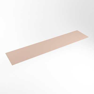 Mondiaz TOP 23 Topblad - 190x23.5x0.9cm - geschikt voor afdekplaat - Solid surface - Rosee