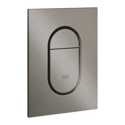 Grohe Arena Cosmopolitan Drukplaat - S-Size - brushed hard graphite (antraciet)