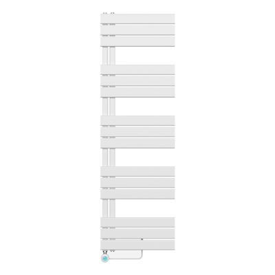 Belrad Radiateur sèche-serviettes électrique Raccordement gauche/Comb- Blanc 1600X500