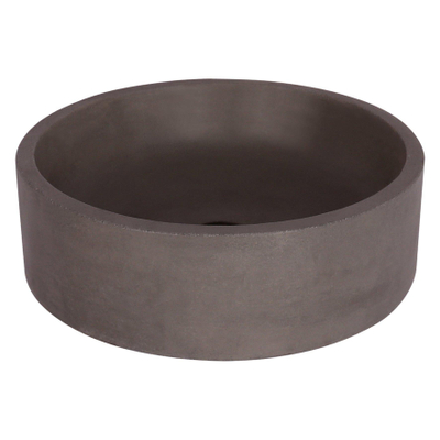 Differnz Marba Waskom Rond 42x13cm Beton Donker grijs SHOWROOMMODEL