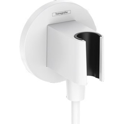 Hansgrohe Fixfit s - handdouchehouder - inclusief muuraansluitbocht - mat wit