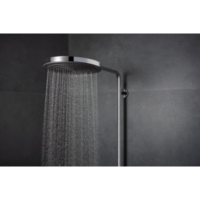 Hansgrohe Pulsify S Puro Thermostatische Regendoucheset - 26cm - ronde hoofddouche - staaf - handdouche - thermostaat - chroom