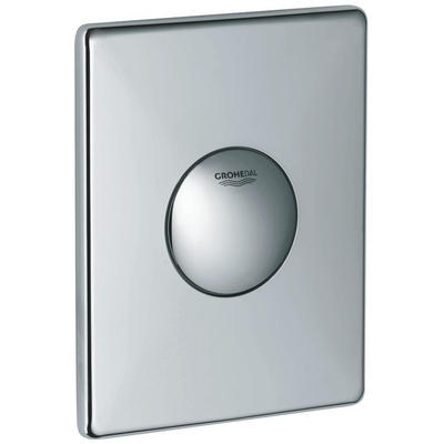 Grohe Skate Bedieningsplaat - enkelspoeling - verticaal - 156x197mm - chroom