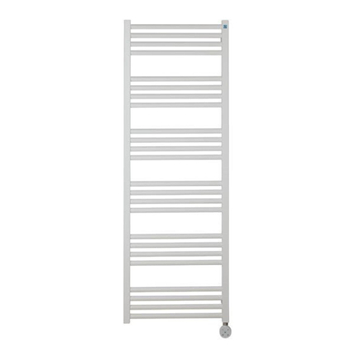 Crosswater MPRO Radiateur sèche-serviettes électrique - 140x50cm - 600 Watt - blanc mat