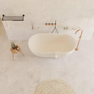 Ideavit SolidEra Baignoire autoportante 150x76cm Solid surface blanc