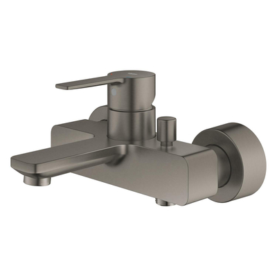 Grohe Lineare New Badkraan - met omstel - met koppelingen - HOH 15cm - brushed hard graphite (antraciet)