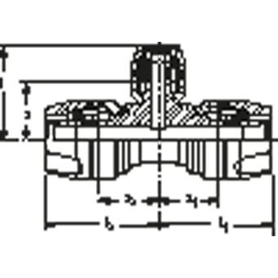 Uponor Rtm t pièce courant 16x20x16mm