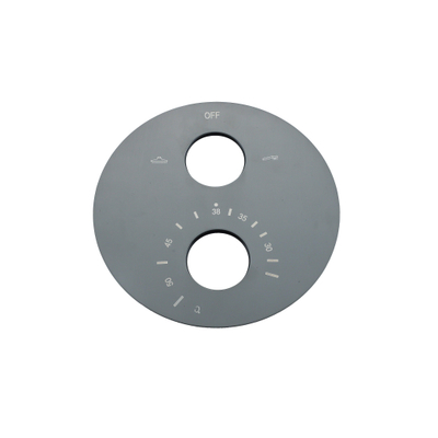 Fortifura Calvi Thermostatische inbouwkraan - achterplaat rond - Geborsteld Gunmetal PVD OUTLETSTORE