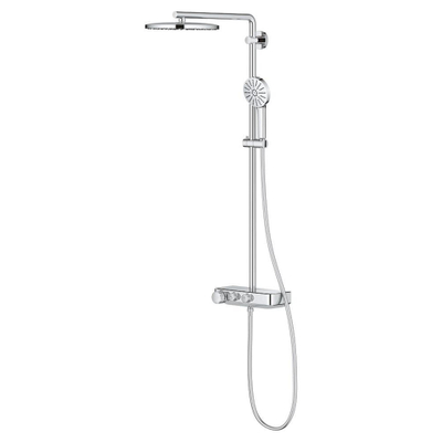 GROHE Vitalio Joy+ doucheset - 28cm - rond - thermostatisch - SmartControl - chroom
