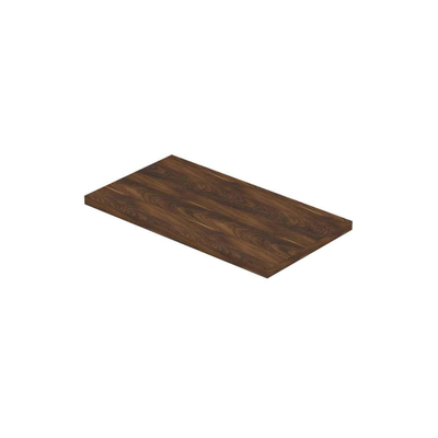 INK Topdeck XS Wastafelblad - 40x22x1.6cm - tbv onderkast - MFC - Noten