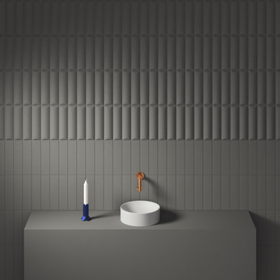 Clou Vale lavabos céramique lave-mains rond Blanc mat