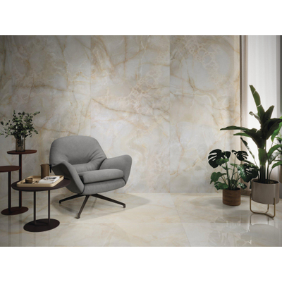 SAMPLE Terravito Alreno Keramische wand- en vloertegel - 60x120cm - 10.5mm - Cream