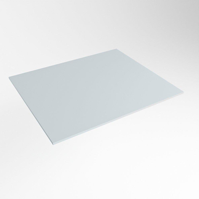 Mondiaz TOP 51 Plan sous vasque - 50x51x0.9cm - compatible comme plan de meuble - solid surface - Clay