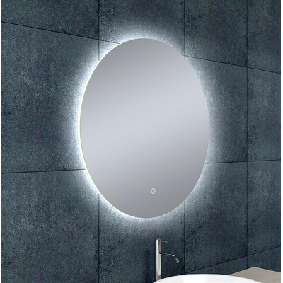 Wiesbaden Soul Spiegel rond - met LED dimbaar en spiegelverwarming - 60cm