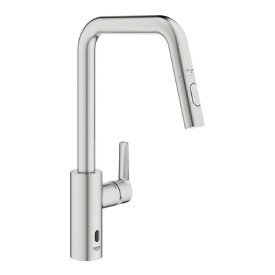 Grohe Start Keukenmengkraan - hoge uitloop - infrarood - RVS