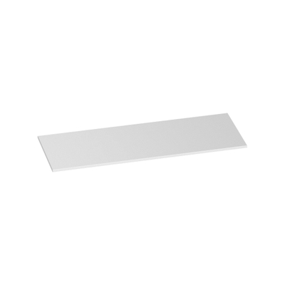 BRAUER Fine Stone Wastafelblad - 120x46x2cm - zonder kraangaten - Finestone wit