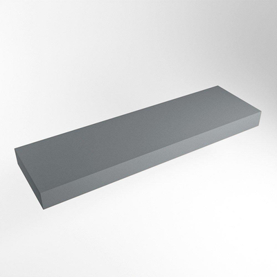 Mondiaz TOP 46 Vrijhangend Topblad - 160x46x12cm - geschikt voor waskom - Solid surface - Plata