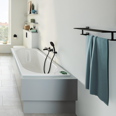 GROHE Start Cube handdoekhouder - 61.2x14.8x21cm - multi - mat zwart