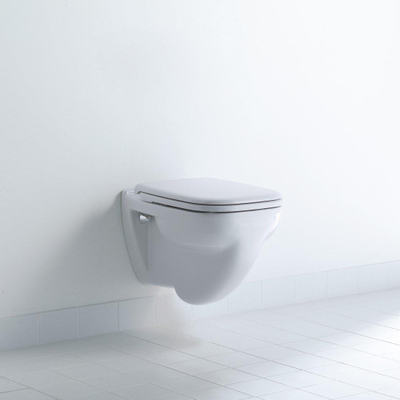 Duravit D-code WC-zitting 44.3x35.9x5cm compact met softclose Kunststof wit Glanzend TWEEDEKANS