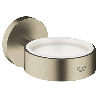 GROHE Essentials Wandhouder - voor zeepdispenser/glas - geborsteld nikkel