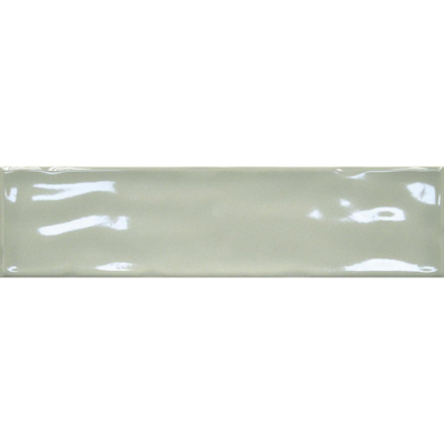 Terravito Corvato wandtegel - 7.5x30cm - 8.5mm - Rechthoek - Overig - glans groen