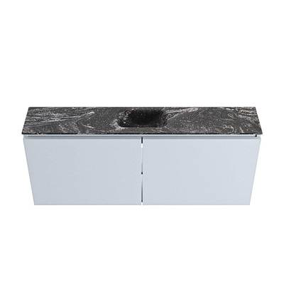 MONDIAZ TURE-DLUX Meuble WC 120 cm Clay. Lavabo EDEN Lava position milieu. Sans trou de robinet.