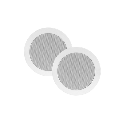 Aquasound Twist twist speakerset - spatwaterdicht - 45 watt - kleur wit ral 9016 (afm. 135 x 43 mm) - OUTLETSTORE