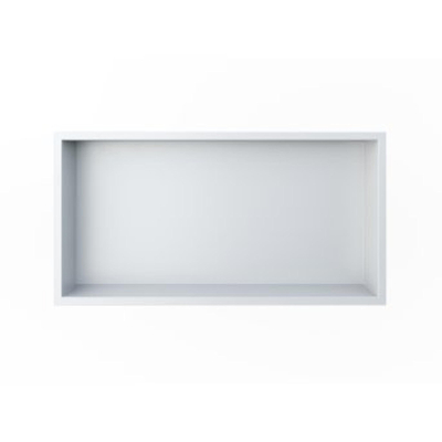 Looox Storage Collection Inbouwnis - 60x30x7cm - flens - wit