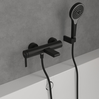 Villeroy & Boch Dawn Robinet de baignoire monocommande - mélangeur - noir mat
