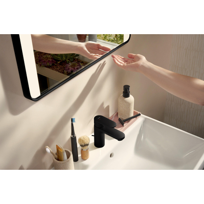 Hansgrohe Xarita Lite Q Spiegel - 60x70cm - led verlichting - Verticaal - wandschakelaar - mat zwart