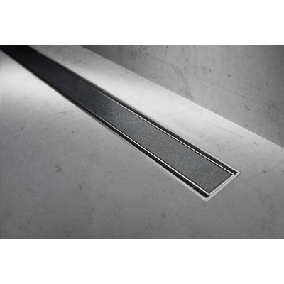 Easy Drain Compact caniveau de douche TAF abaissé grille 120cm carrelage pour épaisseur de carrelage 3 13 mm inox