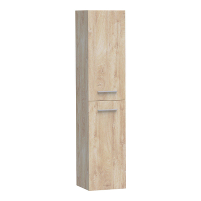BRAUER Trust armoire de salle de bains - 160x35x35cm - poigné es de surface excl. avec 2 portes ouvrant à gauche ou à droite Forest Wheat